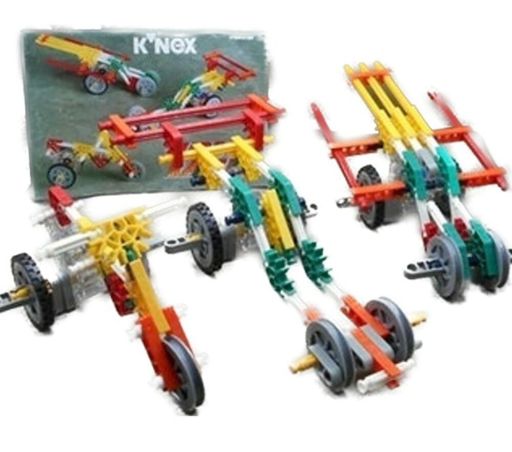 K'NEX 1995 Turbo Racers 11104/21104 Kit Complete Build ALL Three At Once